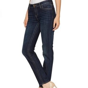 Kut from the Kloth straight leg Jeans Women's 4 Blue Catherine Boyfriend